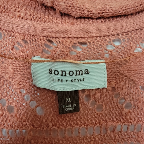 🤑Short Sleeve Sweater Cardigan - Picture 4 of 4